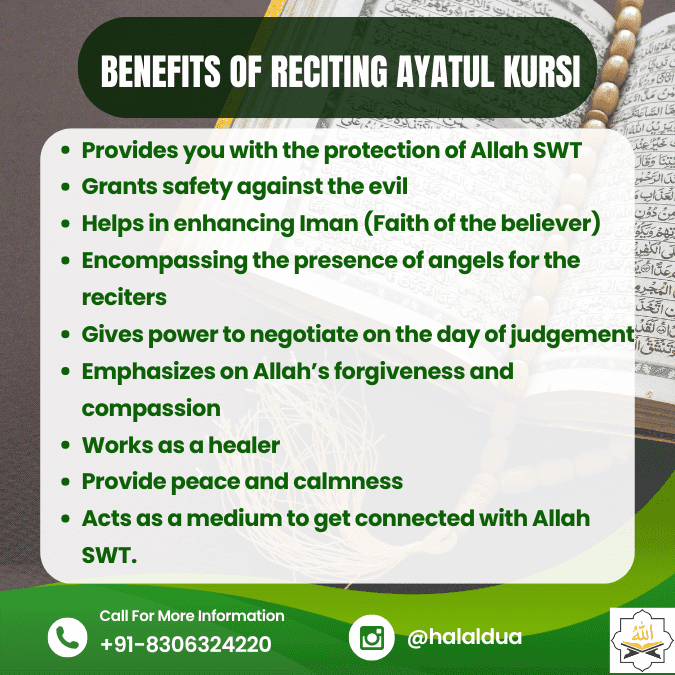 ayatul kursi benefits