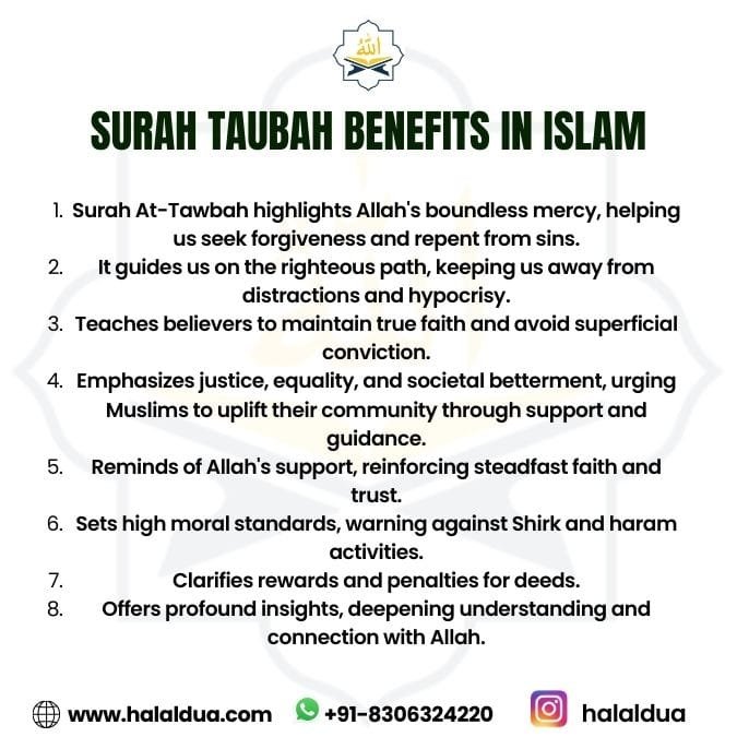 surah taubah benefits